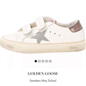 Golden Goose Kids May School Sneakers